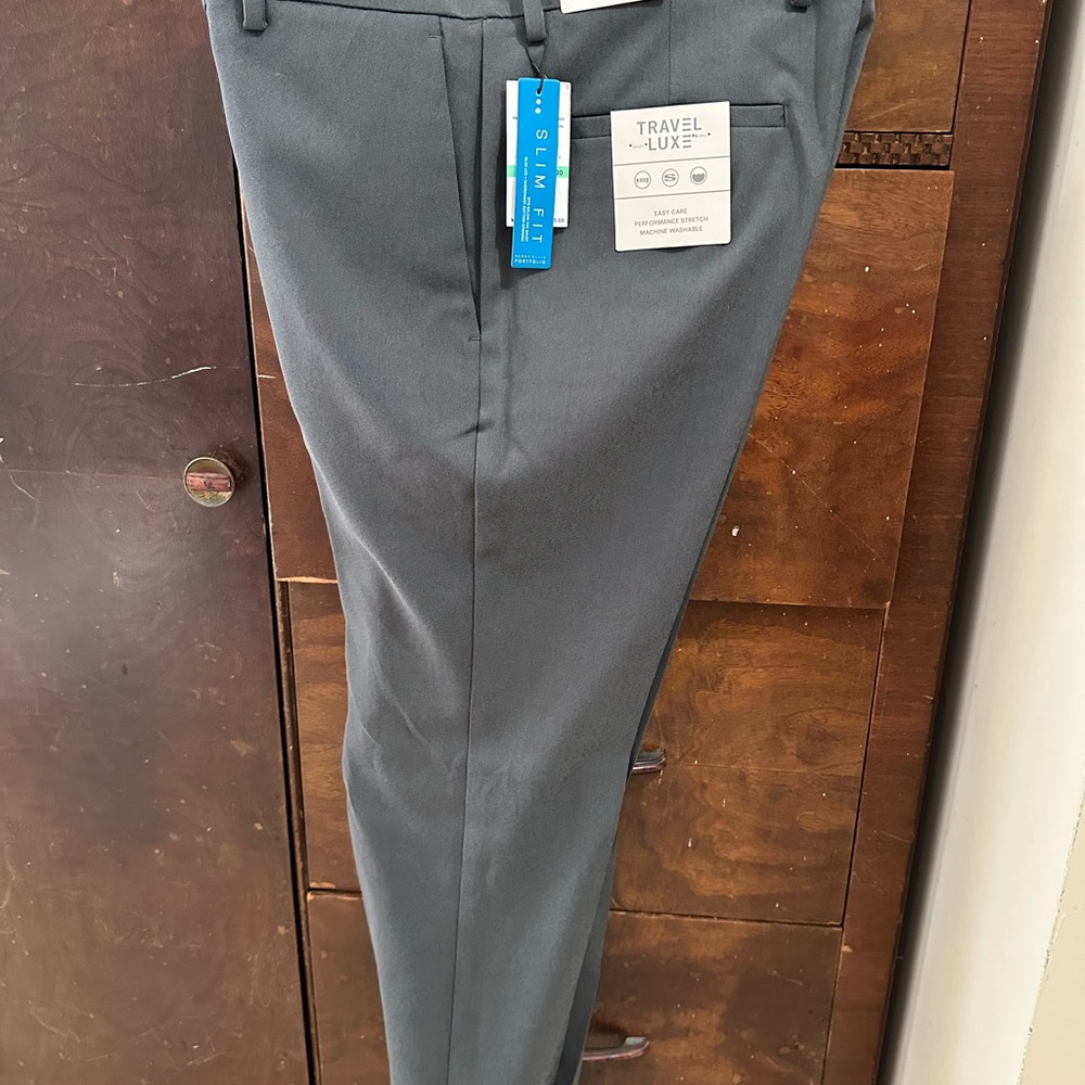 Perry Ellis Gray Men's Dress Pants
